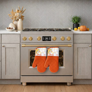 Magnetic Oven Mitts (Set of 2) | Rustic Foliage