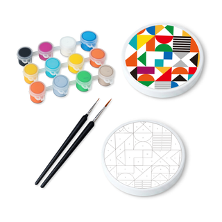 DIY Coasters Kit (set of 4) | Retro Blocks