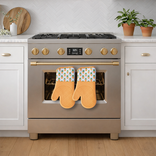 Magnetic Oven Mitts (Set of 2) | Terracotta