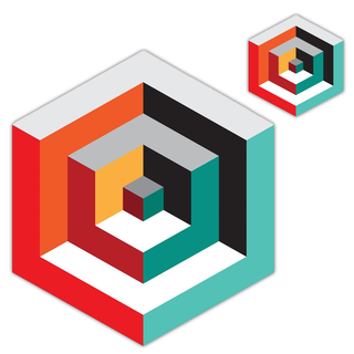 Placemats & Coasters (Set of 12) | Hexa Illusion