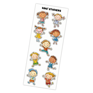 playground sticker sheet included with the Playground Pals kids water bottle