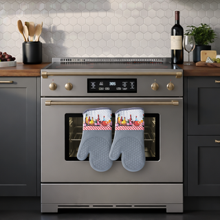 Magnetic Oven Mitts (Set of 2) | Vineyard Table