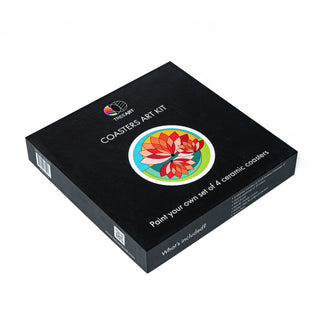 DIY Coasters Kit (set of 4) | Lotus Bloom