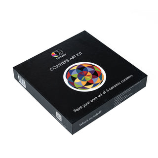 DIY Coasters Kit (set of 4) | Geometric Harmony