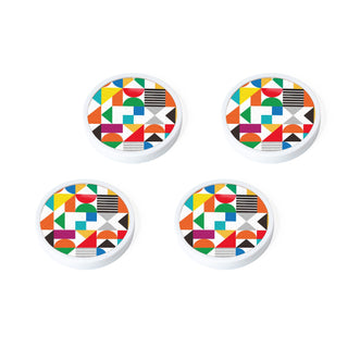DIY Coasters Kit (set of 4) | Retro Blocks