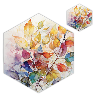 Placemats & Coasters (Set of 12) | Painted Foliage