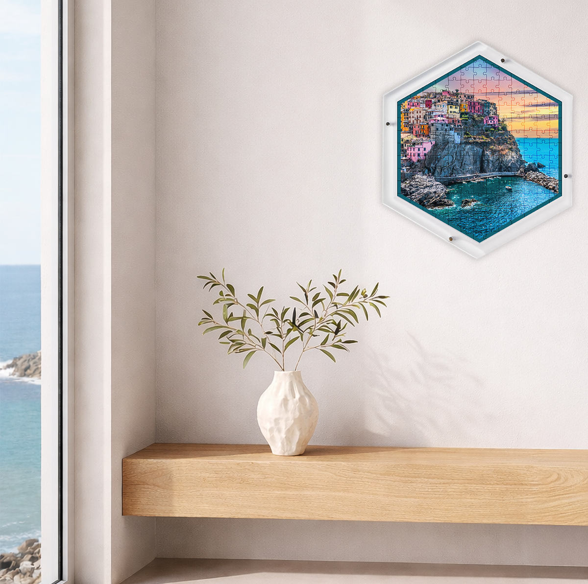 Acrylic Wall Art Puzzle for Adults | Amalfi Escape – Tree Art Store
