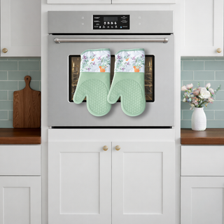 Magnetic Oven Mitts (Set of 2) | Garden Breath