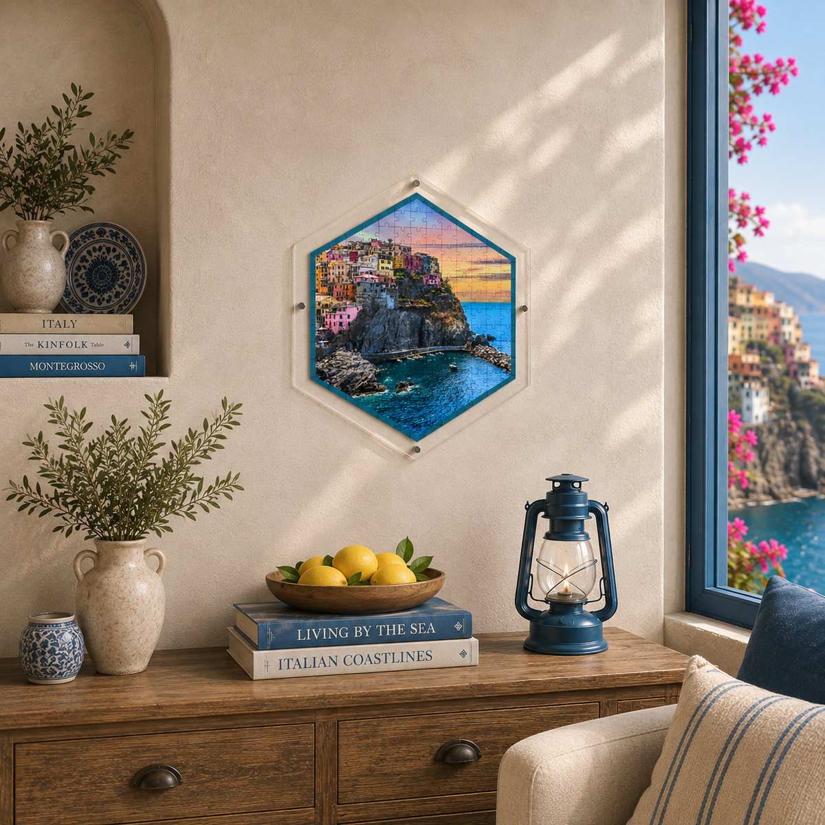 Acrylic Wall Art Puzzle for Adults | Amalfi Escape – Tree Art Store