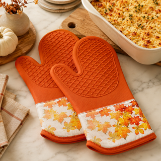 Magnetic Oven Mitts (Set of 2) | Rustic Foliage
