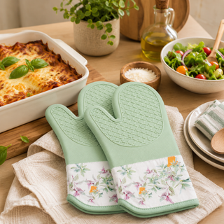 Magnetic Oven Mitts (Set of 2) | Garden Breath