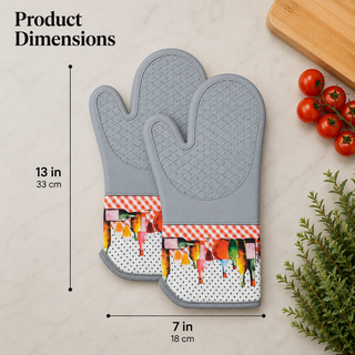 Magnetic Oven Mitts (Set of 2) | Vineyard Table