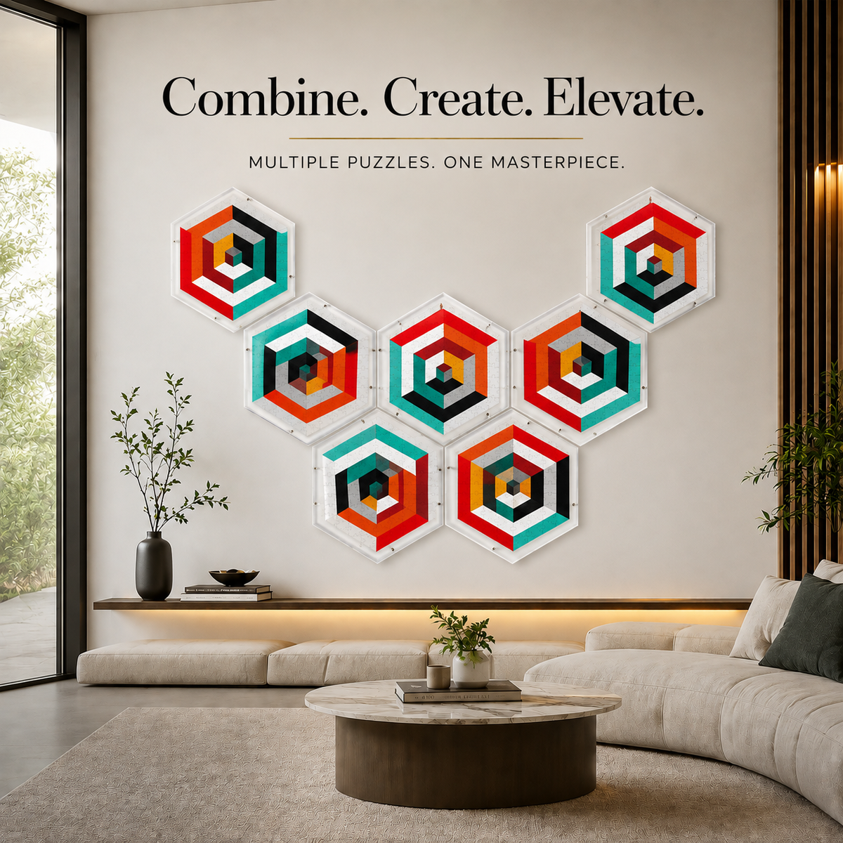 Acrylic Wall Art Puzzle for Adults | Abstract Harmony – Tree Art Store