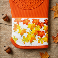 Magnetic Oven Mitts (Set of 2) | Rustic Foliage