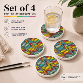 DIY Coasters Kit (Set of 4) | Kinetic Rhythm