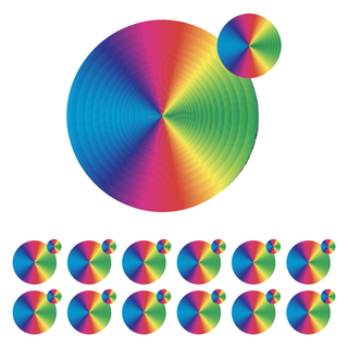 Placemats & Coasters (Set of 12) | Radiant Disc