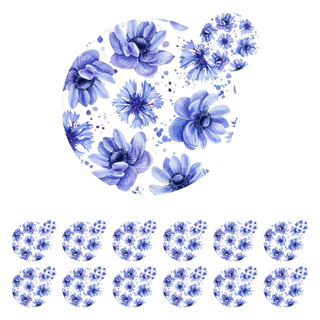 Placemats & Coasters (Set of 12) | Floral Dreamscape