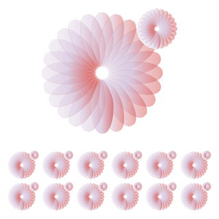 Placemats & Coasters (Set of 12) | Petal Harmony