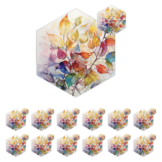 Placemats & Coasters (Set of 12) | Painted Foliage