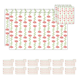 Placemats & Coasters (Set of 12) | Floral Trellis