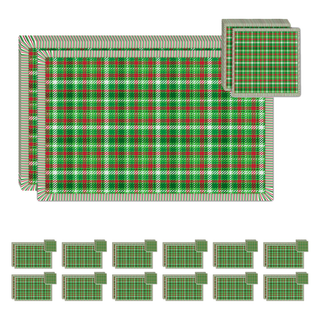 Placemats & Coasters (Set of 12) | Holiday Threads