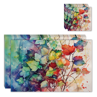 watercolor foliage