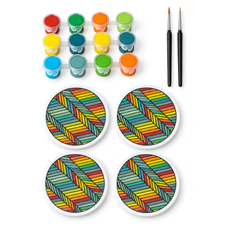 DIY Coasters Kit (Set of 4) | Kinetic Rhythm