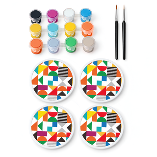 DIY Coasters Kit (Set of 4) | Retro Blocks