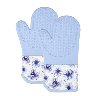 Magnetic Oven Mitts (Set of 2) | Spring Wildflower