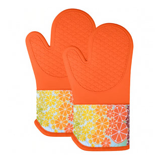 Magnetic Oven Mitts (Set of 2) | Citrus Grove